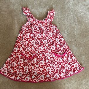 Perfect condition red and pink sleeveless dress